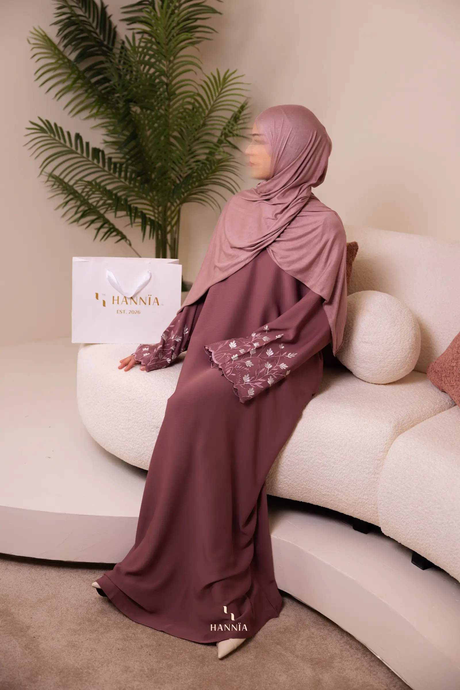 Zahra Floral Abaya